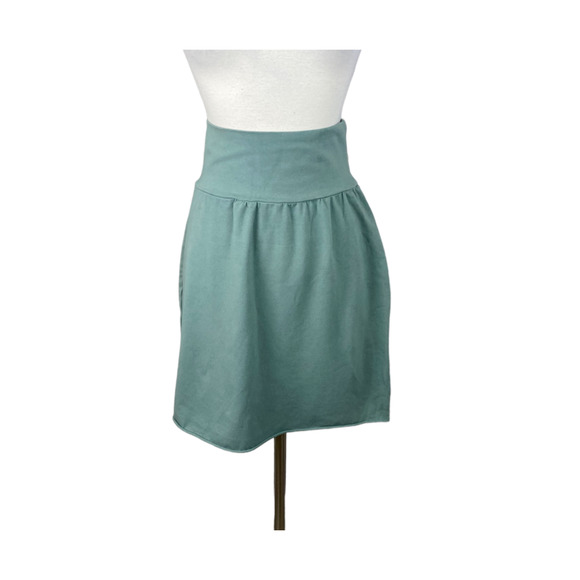 cut loose Skirts Cut Loose New Xs Sage Green Soft Knit A Line Skirt